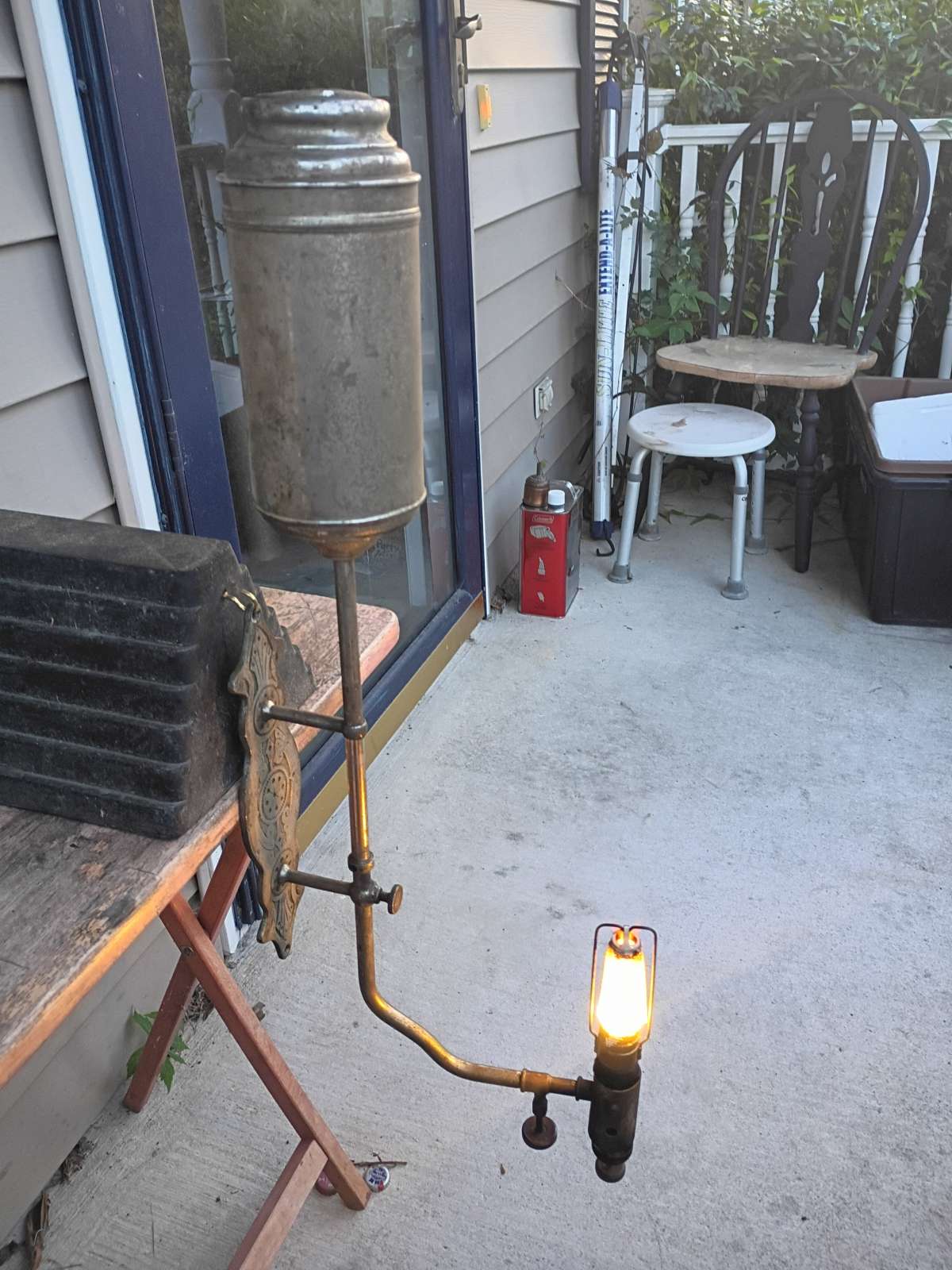 Bryson gasoline gravity lamp