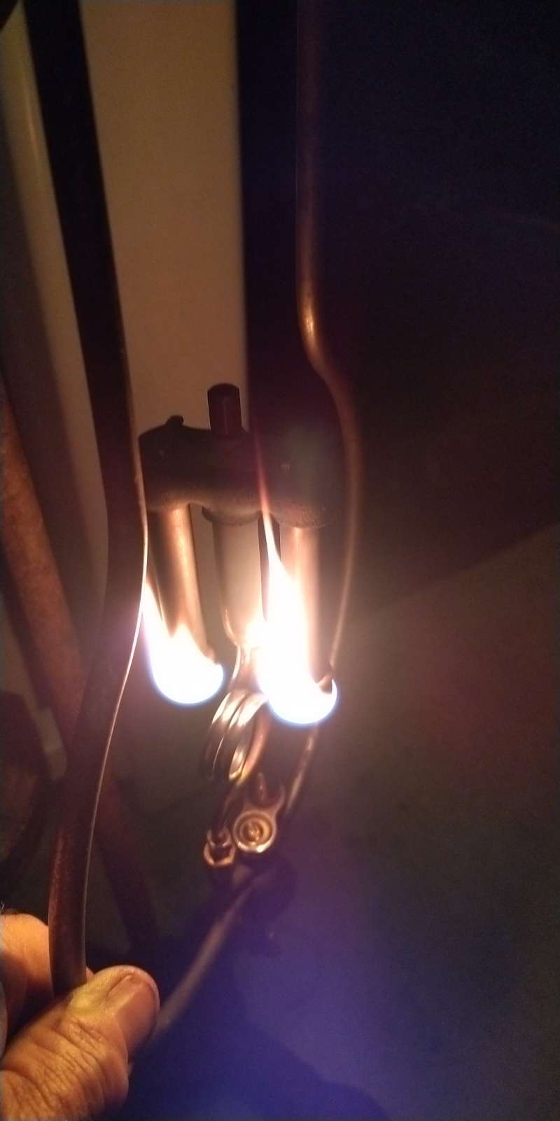 Poor performance with plugged and leaking generator tip. Survival