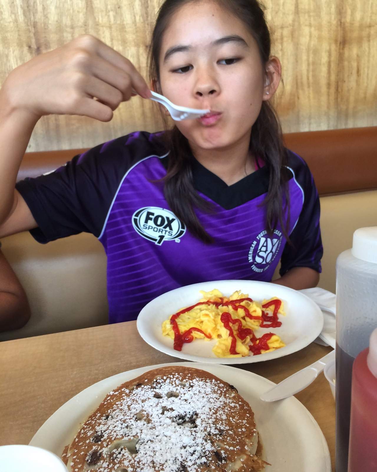 Pre-soccer breakfast